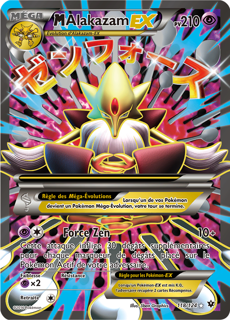 Méga Alakazam - XY Impact des Destins - 118 - Ultra rare
