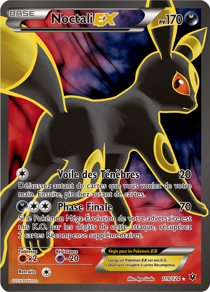 Noctali - XY Impact des Destins - 119 - Holographique rare EX
