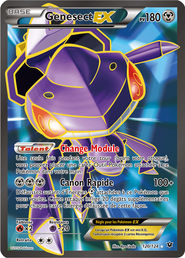 Genesect - XY Impact des Destins - 120 - Holographique rare EX