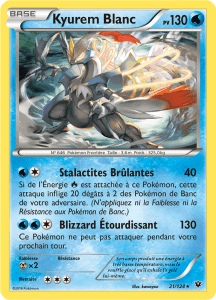 Kyurem Blanc - XY Impact des Destins - 021 - Holographique rare