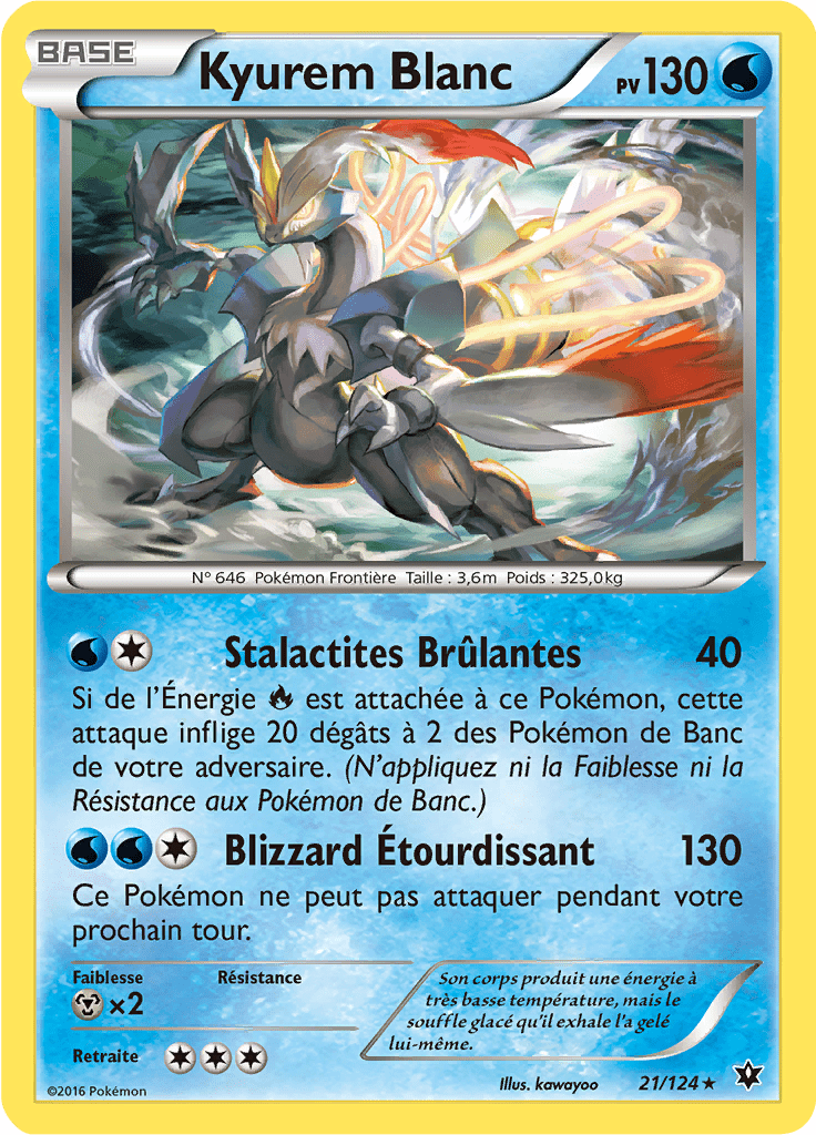 Kyurem Blanc - XY Impact des Destins - 021 - Holographique rare