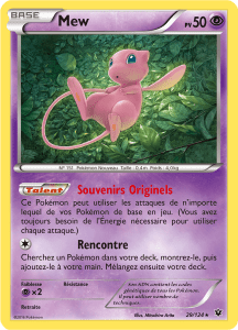 Mew - XY Impact des Destins - 029 - Holographique rare
