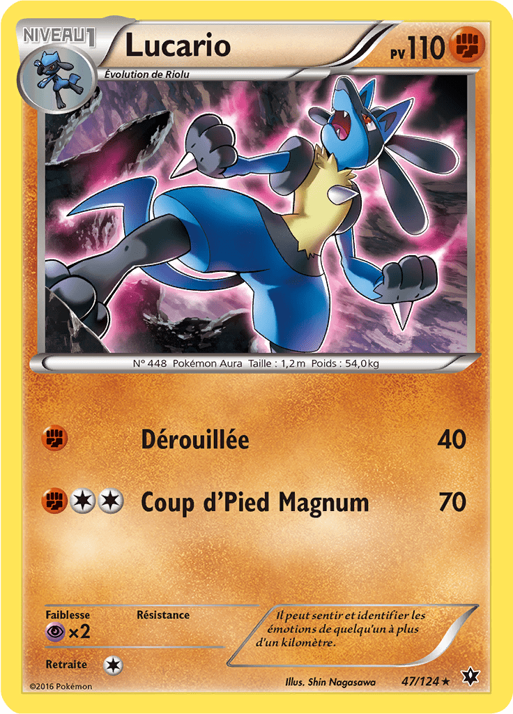 Lucario - XY Impact des Destins - 047 - Rare