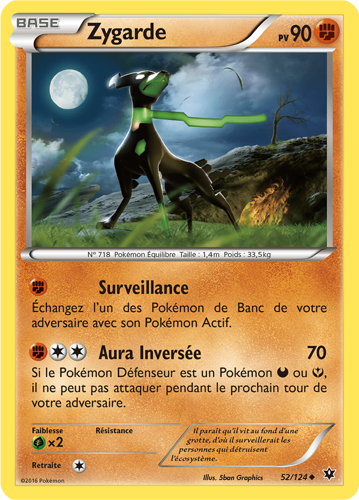 Zygarde - XY Impact des Destins - 052 - Peu commune