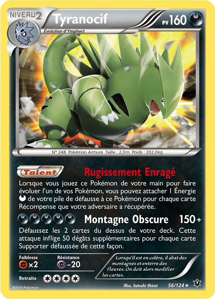 Tyranocif - XY Impact des Destins - 056 - Holographique rare