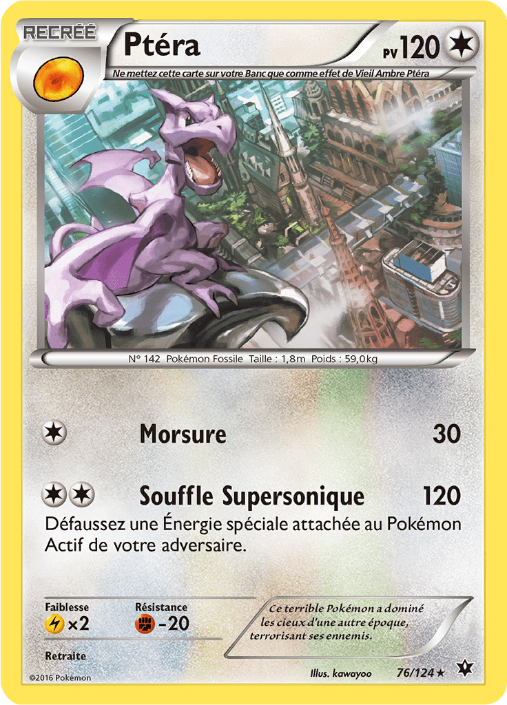 Ptéra - XY Impact des Destins - 076 - Rare