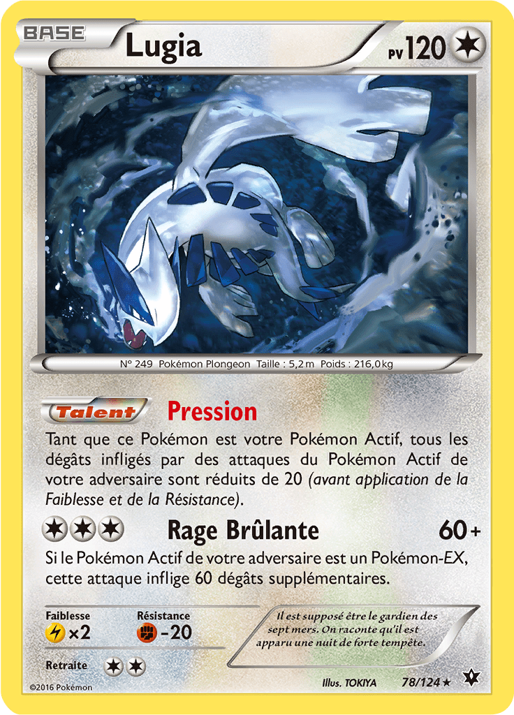 Lugia - XY Impact des Destins - 078 - Rare