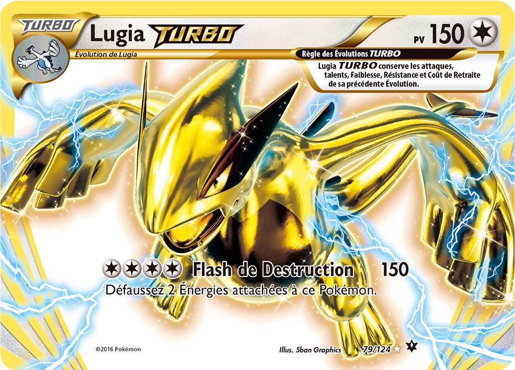 Lugia - XY Impact des Destins - 079 - TURBO rare