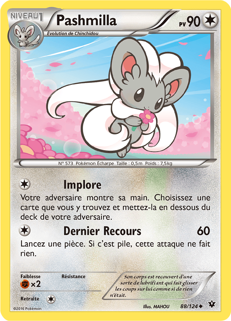Pashmilla - XY Impact des Destins - 088 - Peu commune