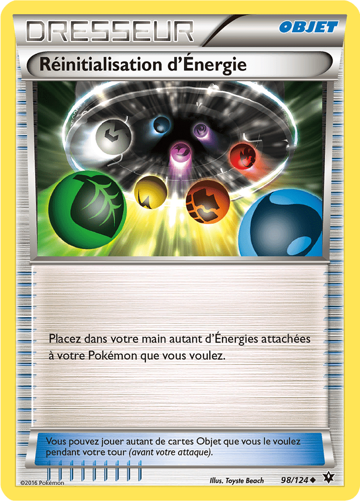 Réinitialisation d'Énergie - XY Impact des Destins - 098 - Peu commune