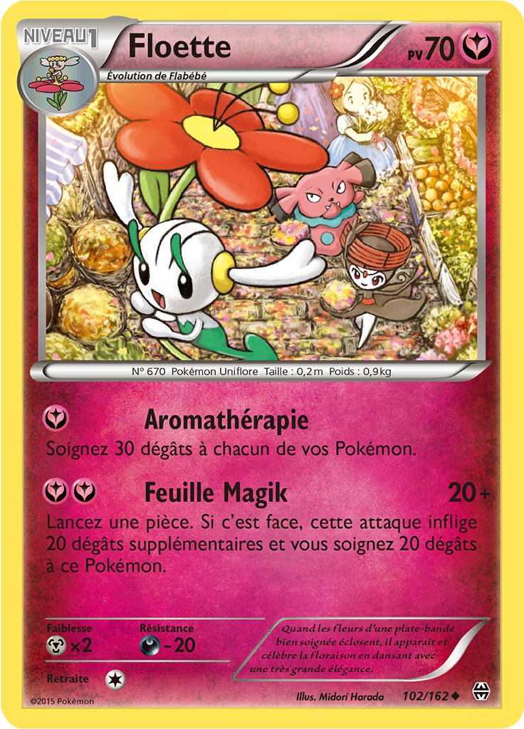 Floette - XY Impulsion TURBO - 102 - Peu commune