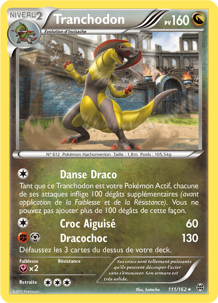 Tranchodon - XY Impulsion TURBO - 111 - Holographique rare