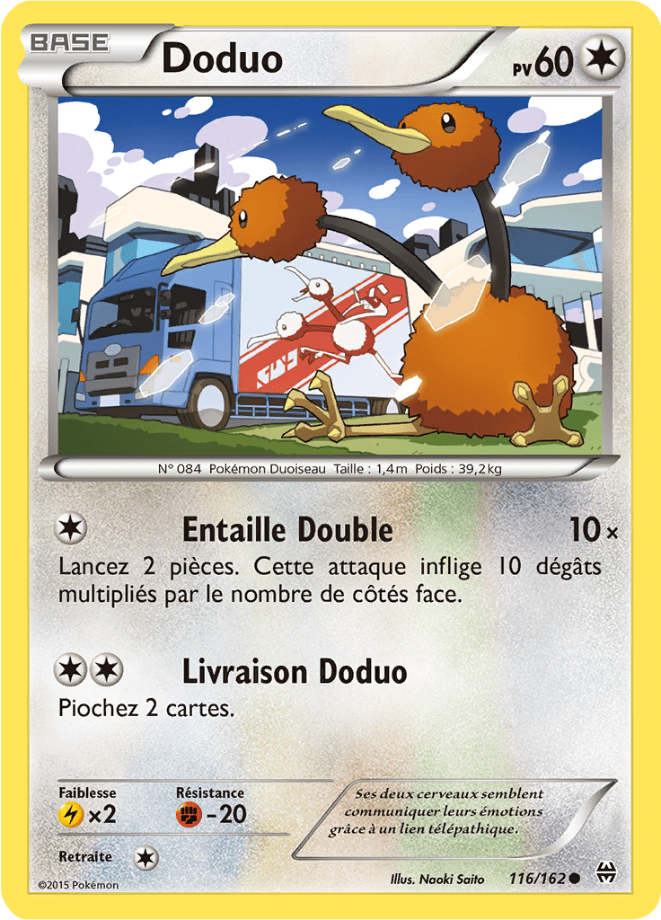 Doduo - XY Impulsion TURBO - 116 - Commune