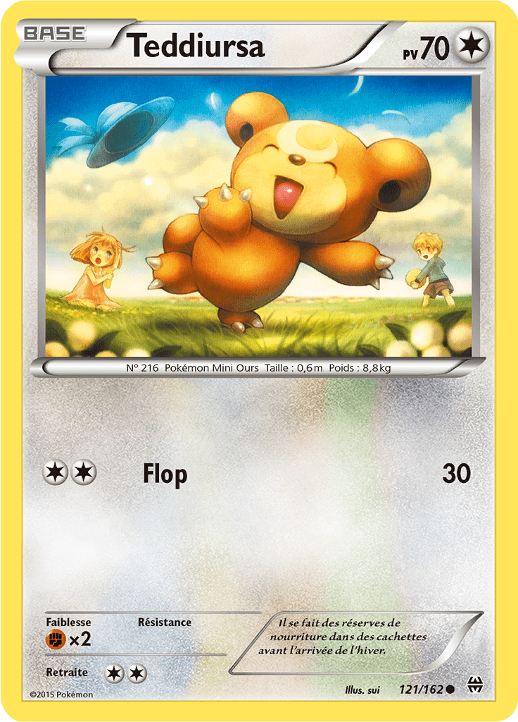 Teddiursa - XY Impulsion TURBO - 121 - Commune
