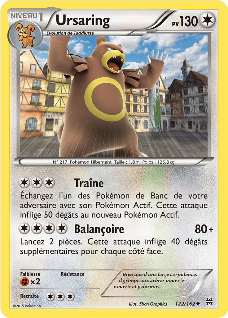 Ursaring - XY Impulsion TURBO - 122 - Peu commune