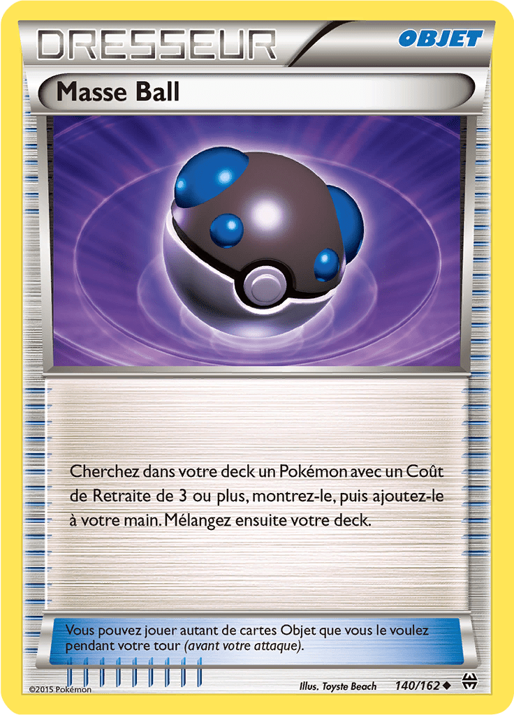 Masse Ball - XY Impulsion TURBO - 140 - Peu commune