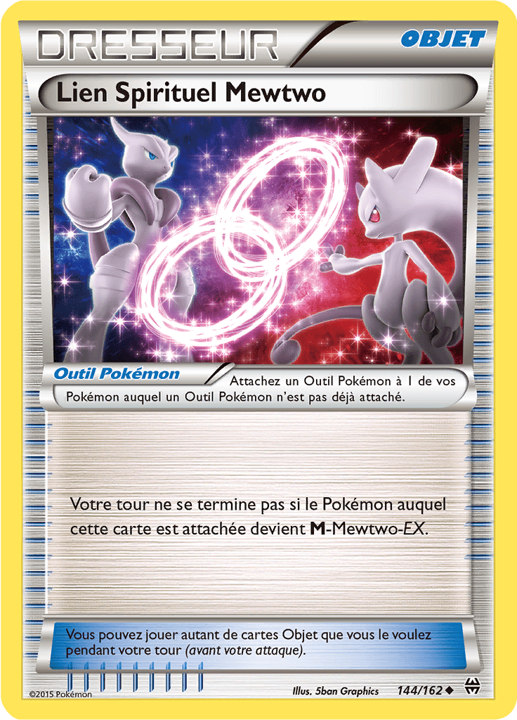 Lien Spirituel Mewtwo - XY Impulsion TURBO - 144 - Peu commune