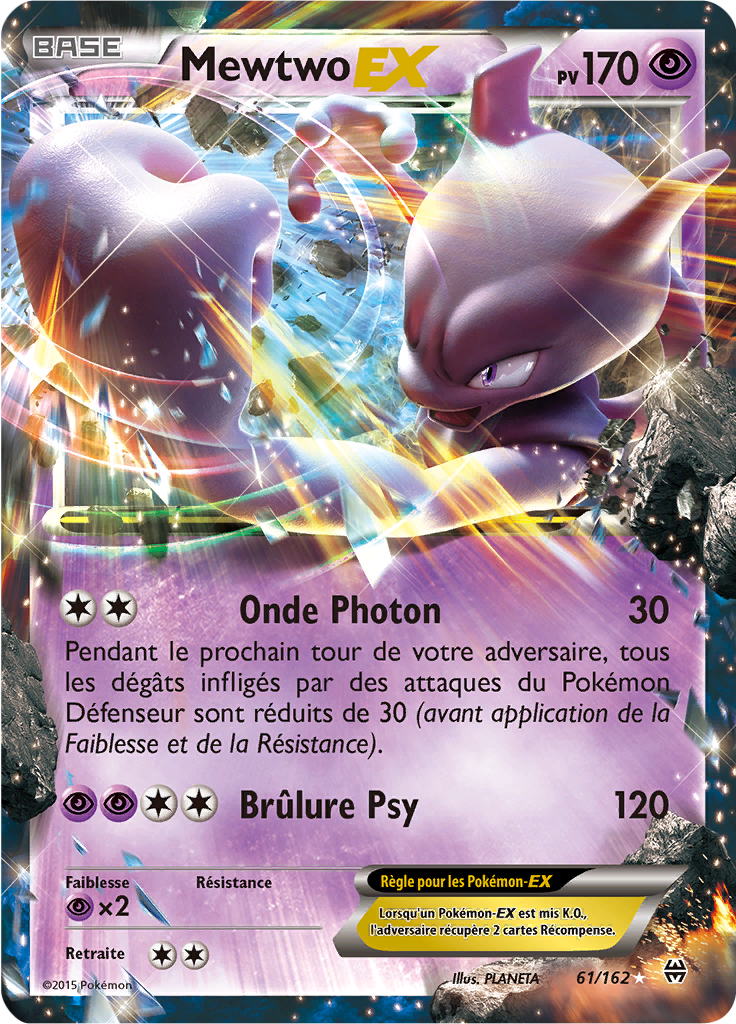 Mewtwo - XY Impulsion TURBO - 061 - Holographique rare EX