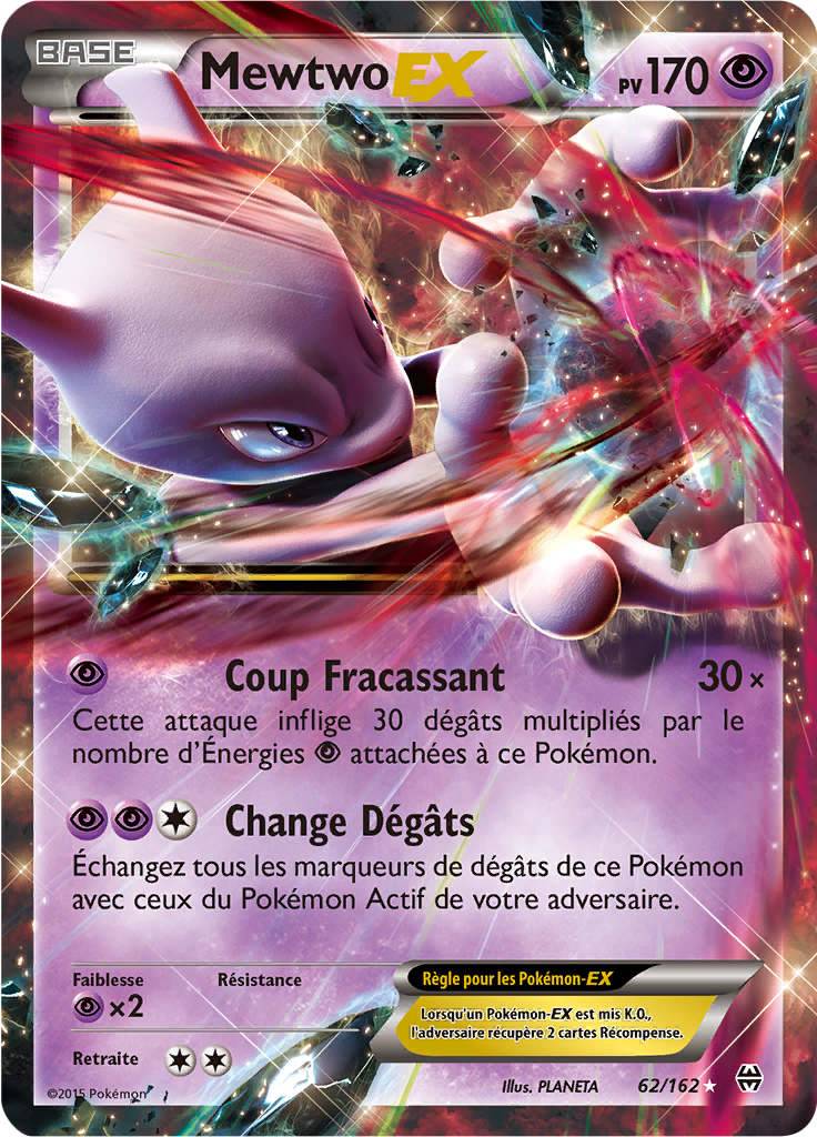 Mewtwo - XY Impulsion TURBO - 062 - Holographique rare EX