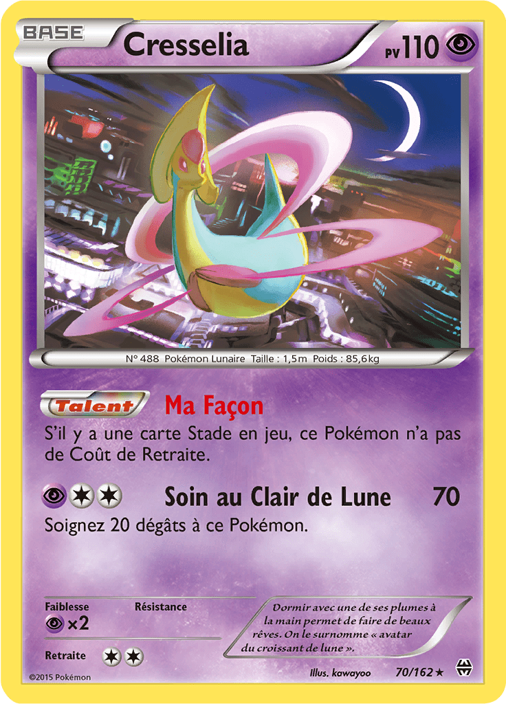 Cresselia - XY Impulsion TURBO - 070 - Rare