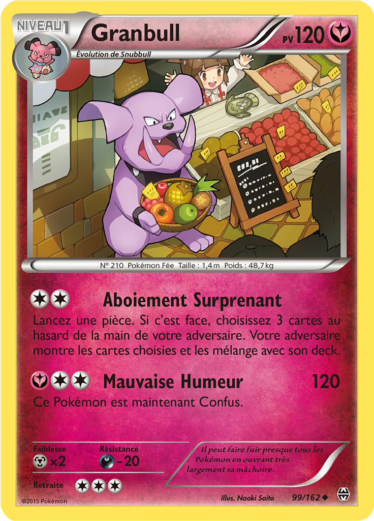 Granbull - XY Impulsion TURBO - 099 - Peu commune