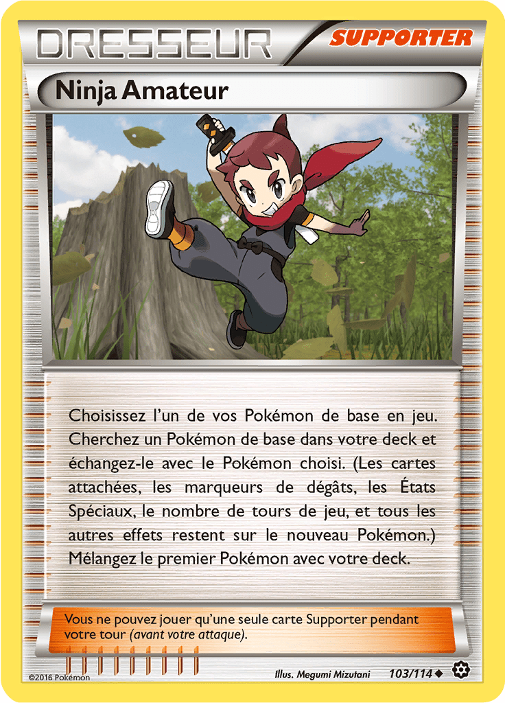 Ninja Amateur - XY Offensive Vapeur - 103 - Peu commune