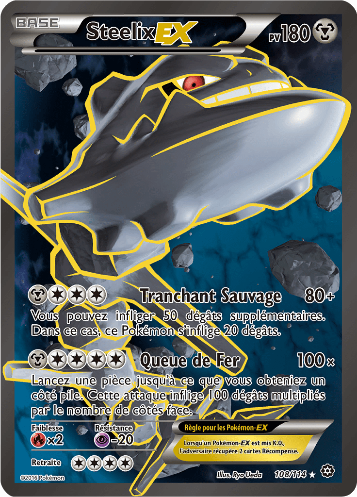 Steelix - XY Offensive Vapeur - 108 - Holographique rare EX