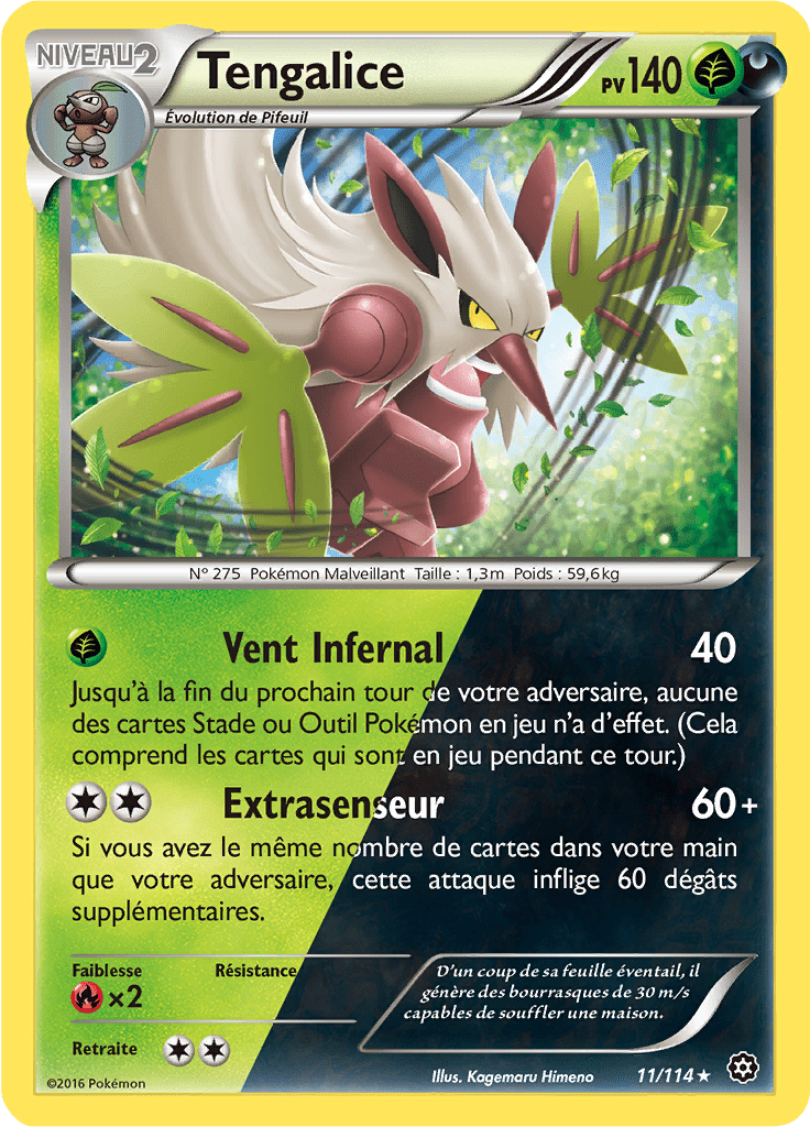 Tengalice - XY Offensive Vapeur - 011 - Rare
