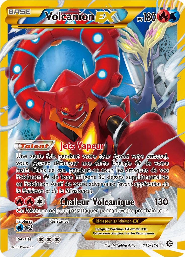 Volcanion - XY Offensive Vapeur - 115 - Holographique rare EX