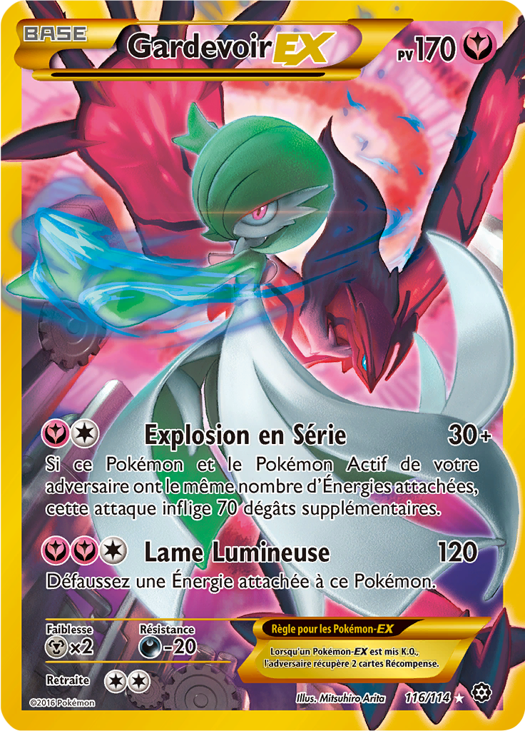 Gardevoir - XY Offensive Vapeur - 116 - Holographique rare EX
