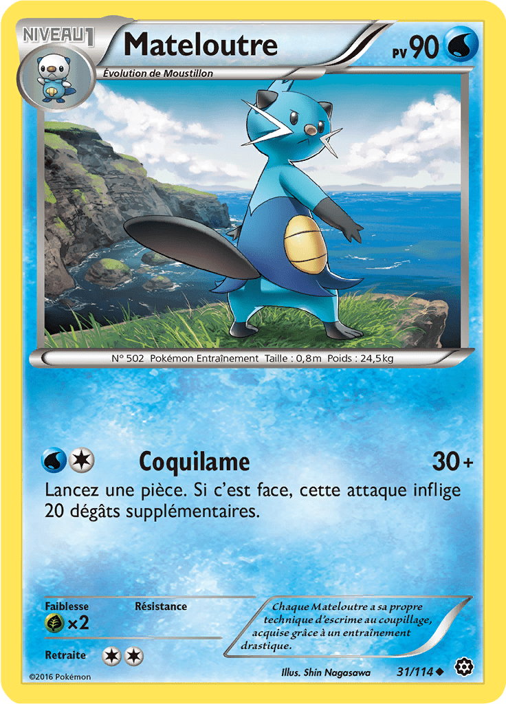 Mateloutre - XY Offensive Vapeur - 031 - Peu commune