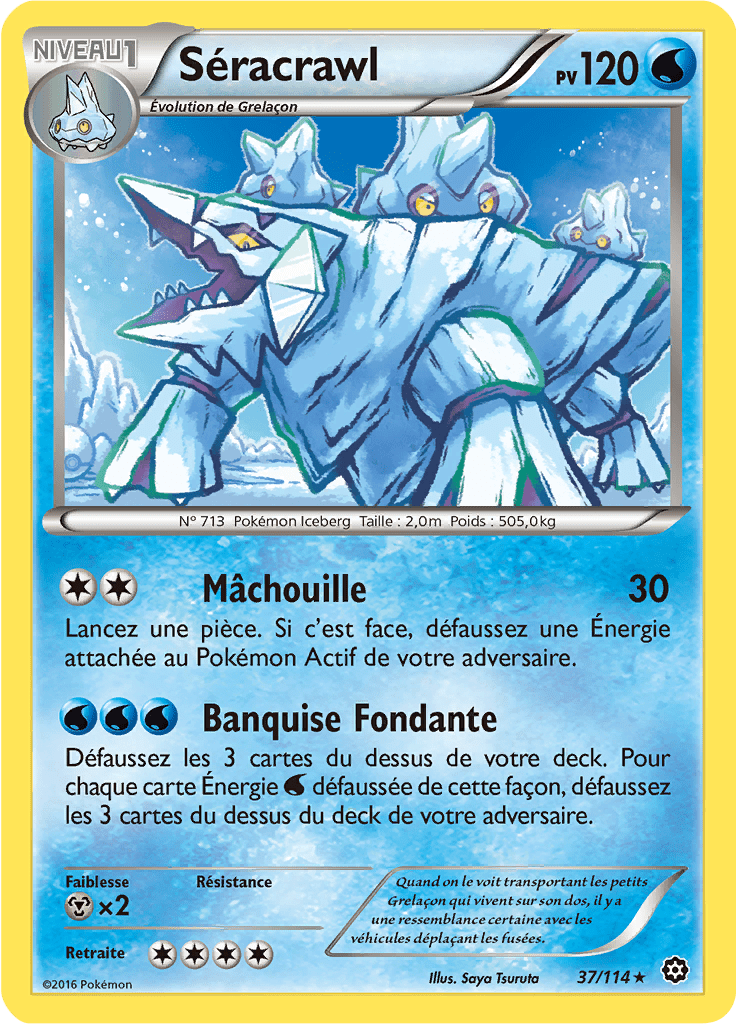 Séracrawl - XY Offensive Vapeur - 037 - Rare