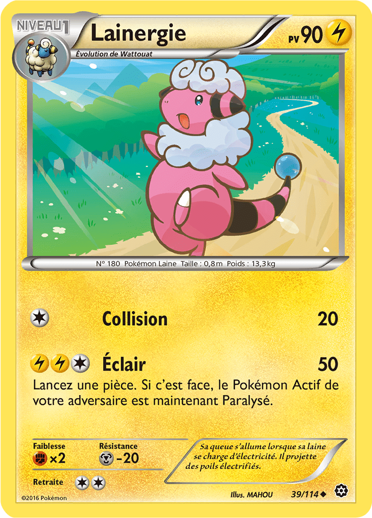 Lainergie - XY Offensive Vapeur - 039 - Peu commune