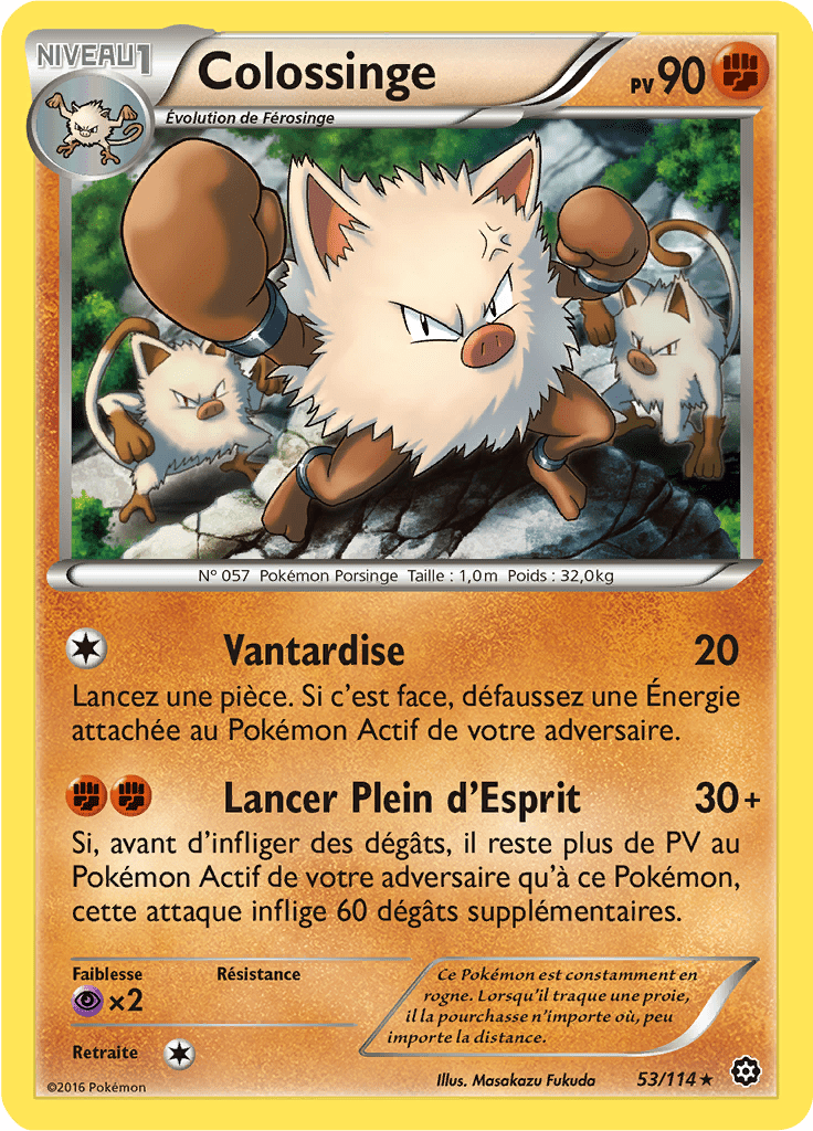 Colossinge - XY Offensive Vapeur - 053 - Rare