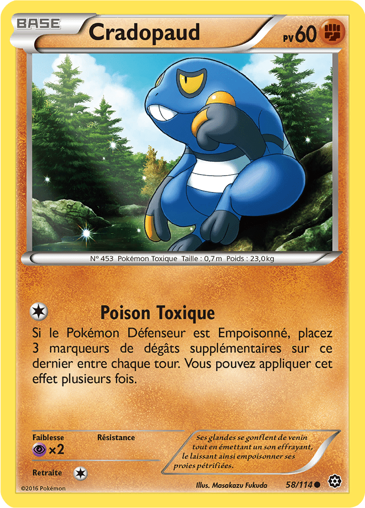 Cradopaud - XY Offensive Vapeur - 058 - Commune