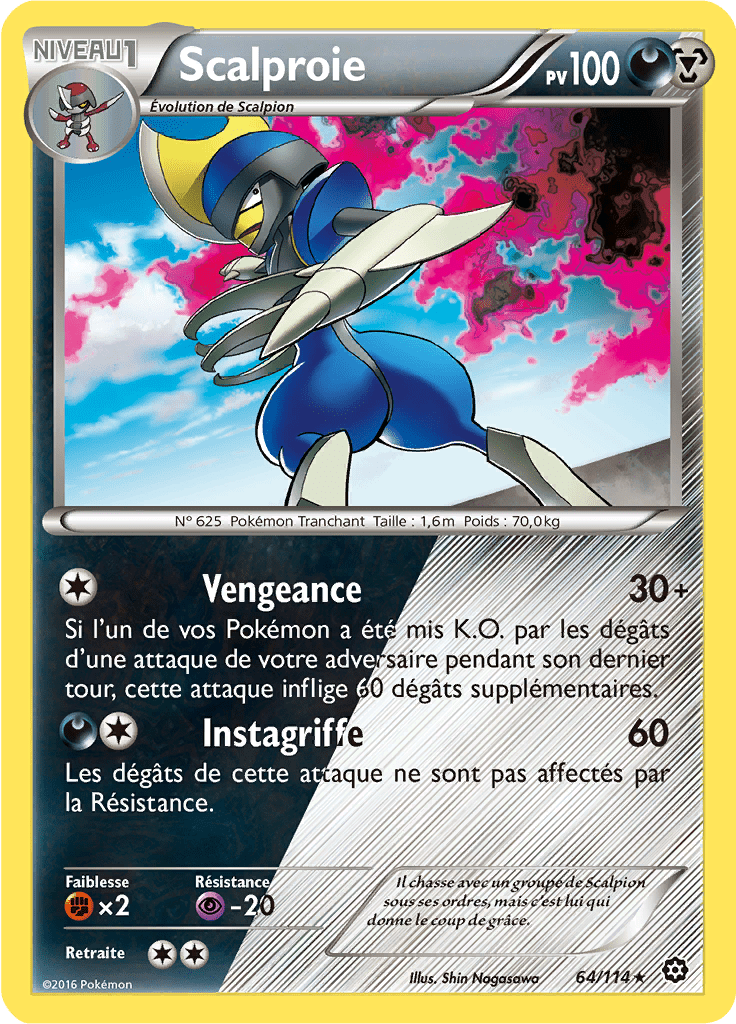 Scalproie - XY Offensive Vapeur - 064 - Holographique rare