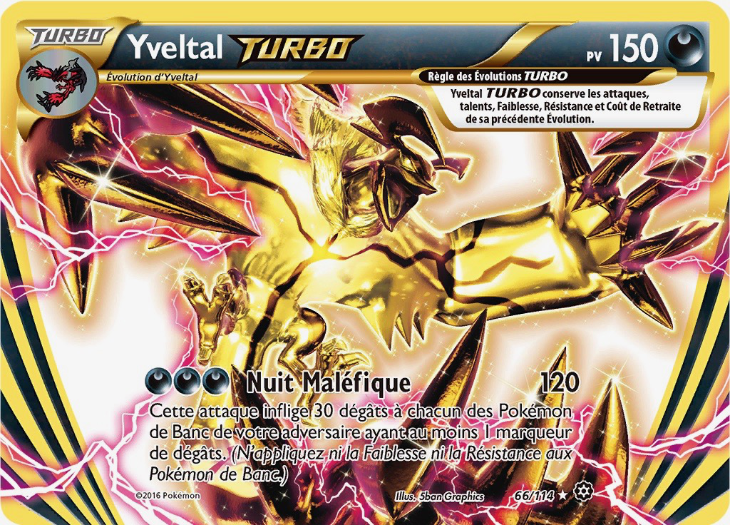 Yveltal - XY Offensive Vapeur - 066 - TURBO rare