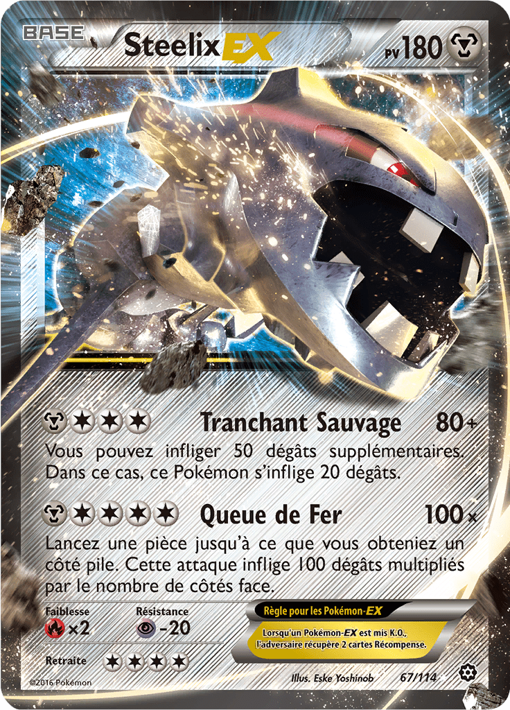 Steelix - XY Offensive Vapeur - 067 - Holographique rare EX
