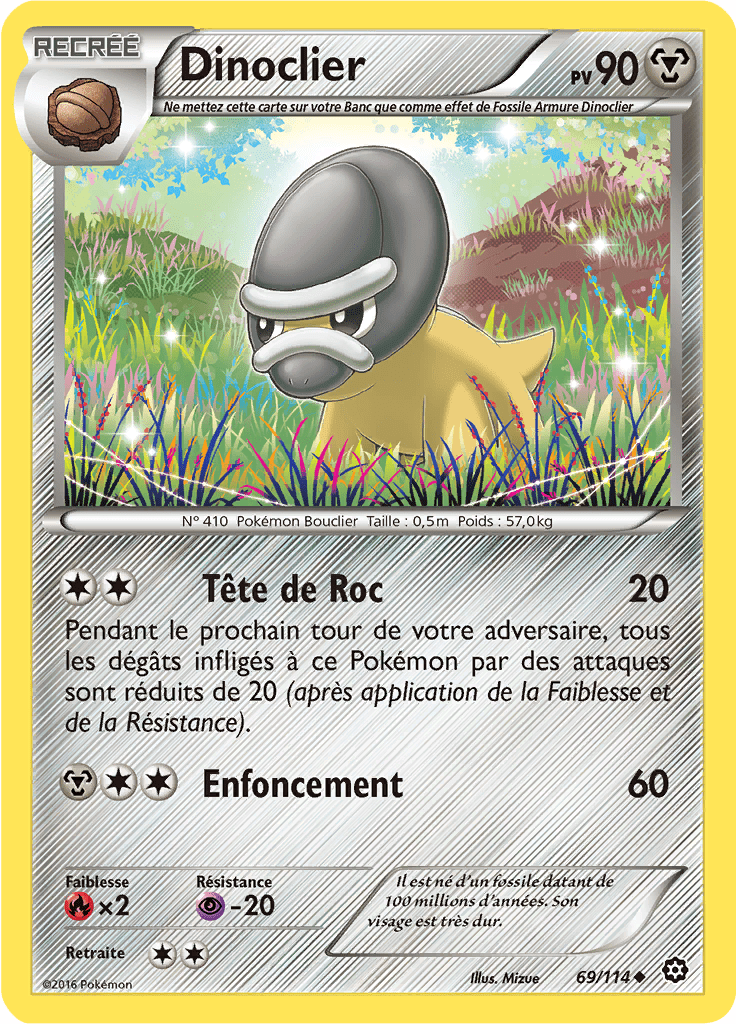 Dinoclier - XY Offensive Vapeur - 069 - Commune