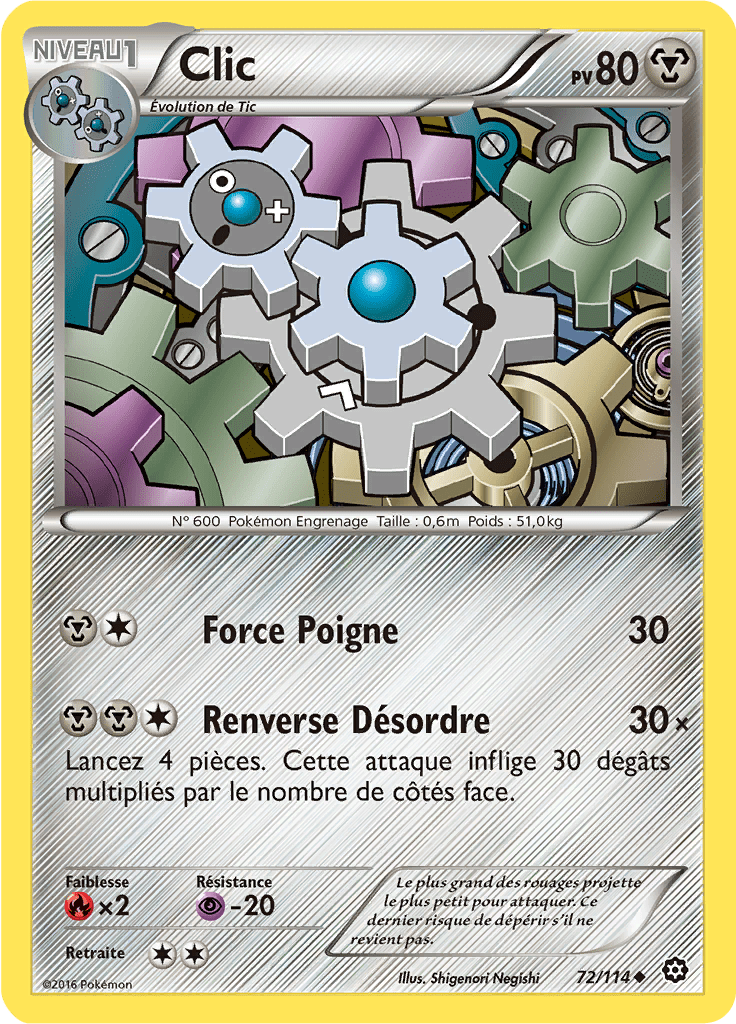Clic - XY Offensive Vapeur - 072 - Peu commune
