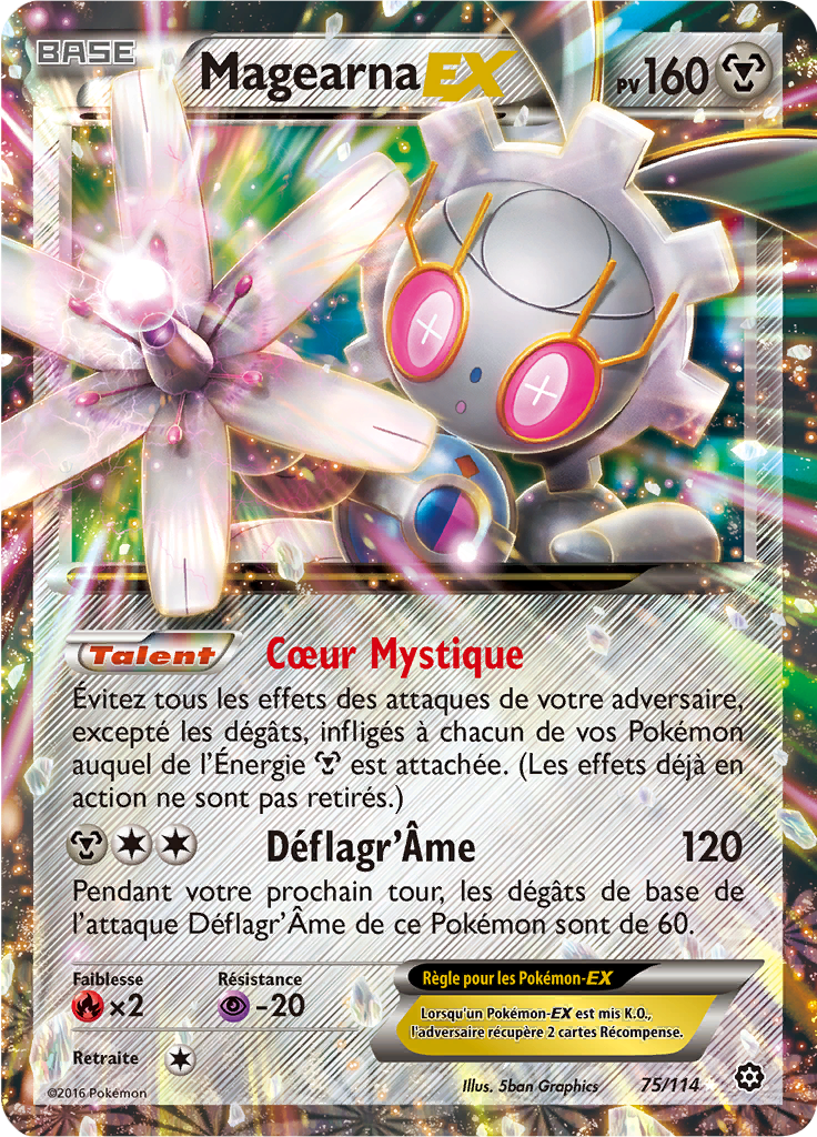 Magearna - XY Offensive Vapeur - 075 - Holographique rare EX