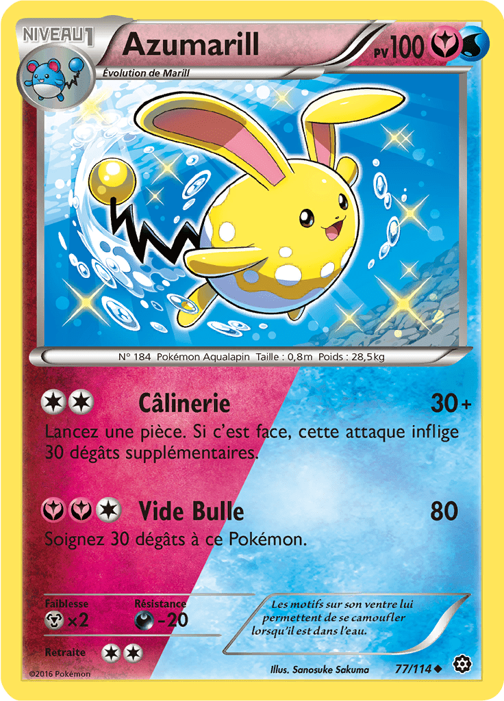 Azumarill - XY Offensive Vapeur - 077 - Peu commune