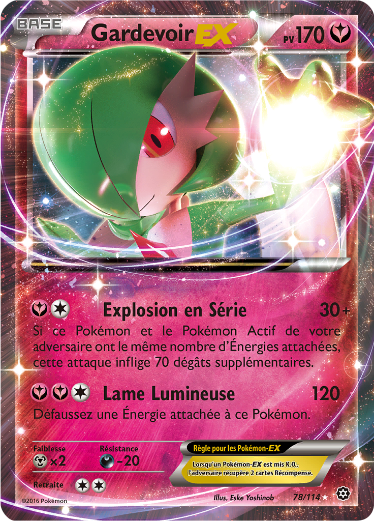 Gardevoir - XY Offensive Vapeur - 078 - Holographique rare EX