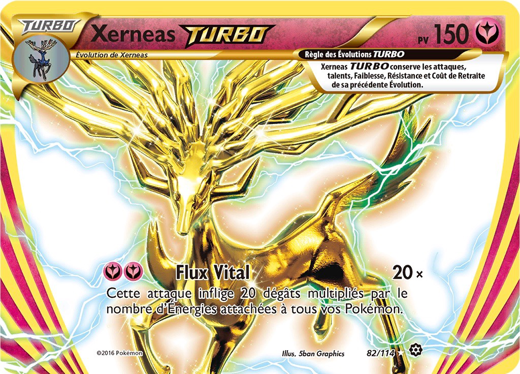 Xerneas - XY Offensive Vapeur - 082 - TURBO rare