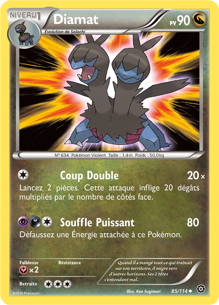 Diamat - XY Offensive Vapeur - 085 - Peu commune