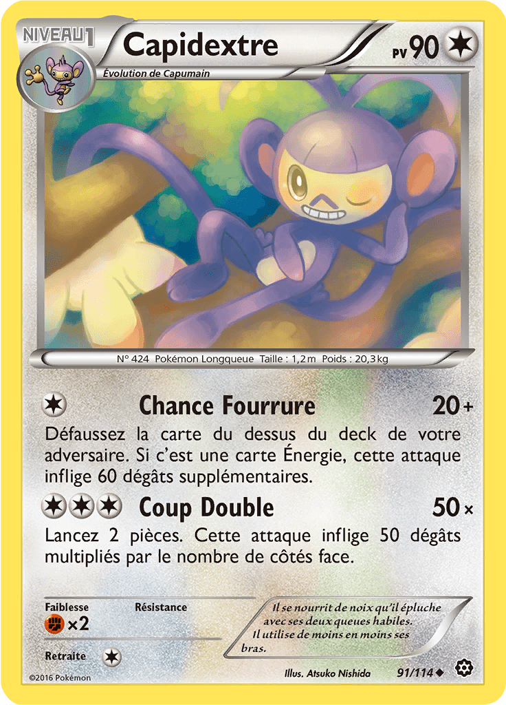Capidextre - XY Offensive Vapeur - 091 - Peu commune