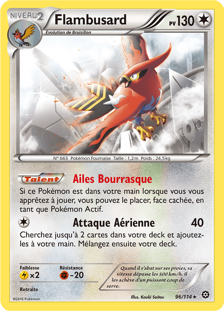 Flambusard - XY Offensive Vapeur - 096 - Rare