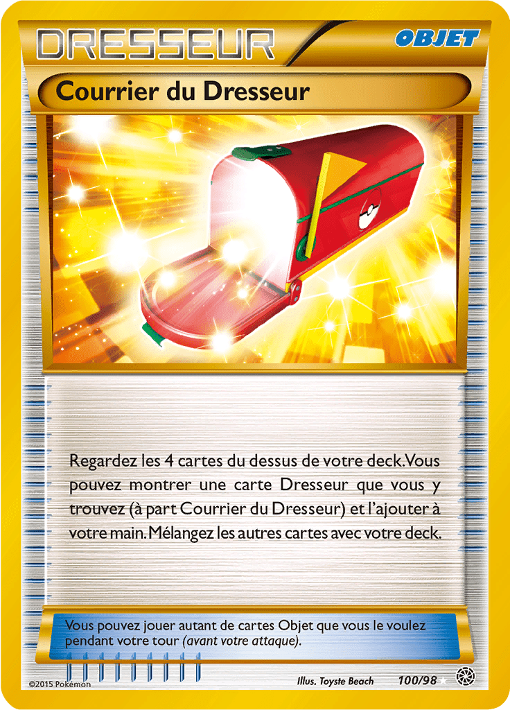 Courrier du Dresseur - XY Origines Antiques - 100 - Holographique rare