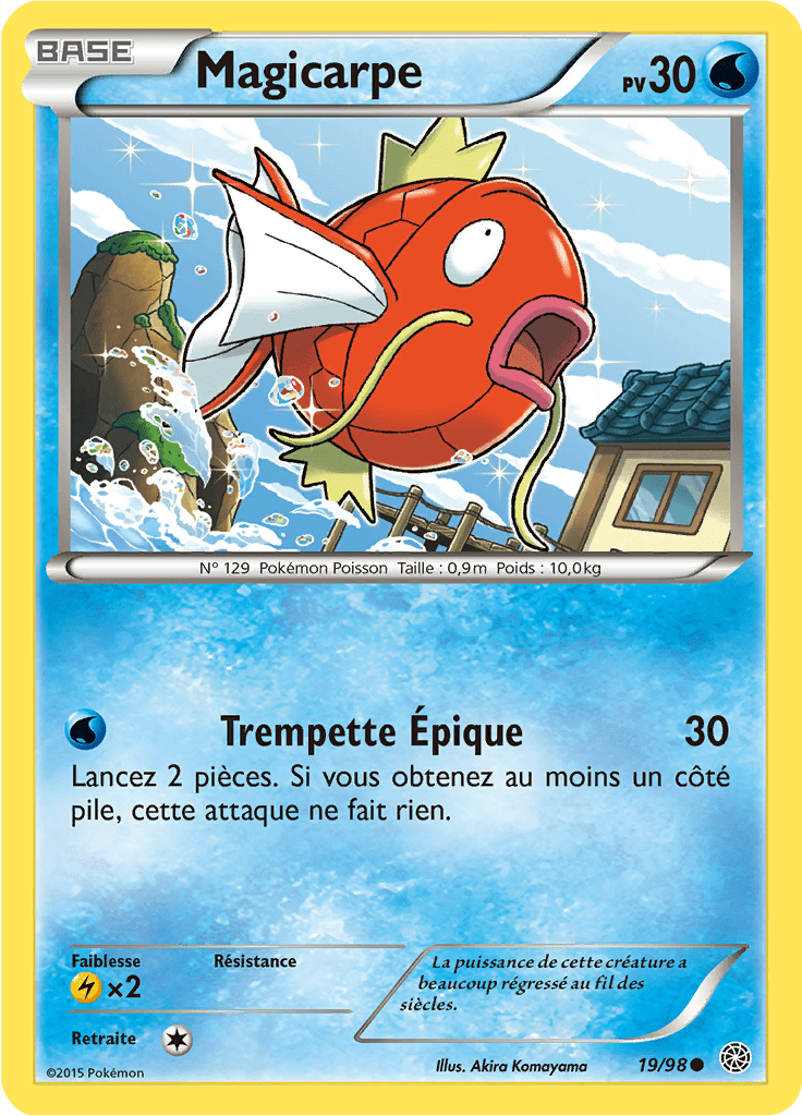 Magicarpe - XY Origines Antiques - 019 - Commune