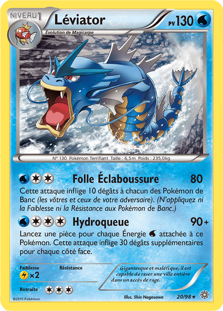 Léviator - XY Origines Antiques - 020 - Rare